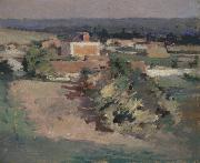 Theodore Robinson The Red House Sweden oil painting artist